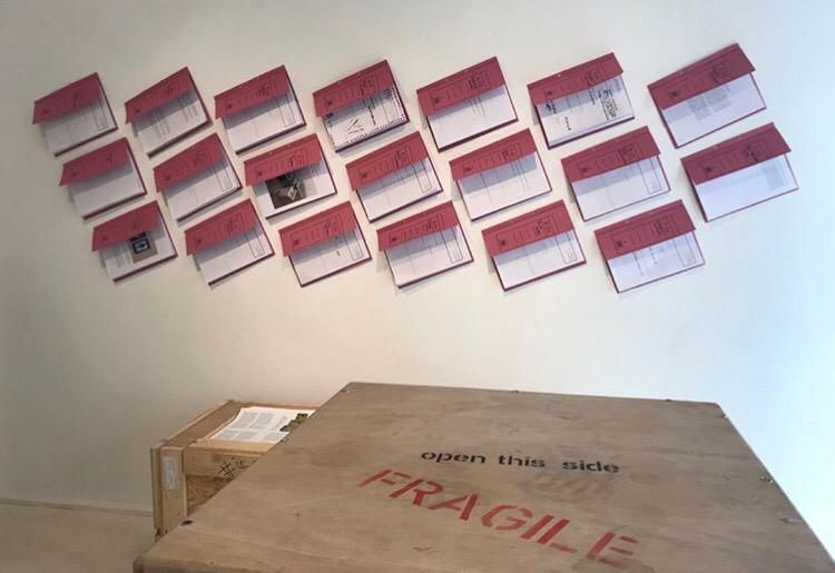 04/10/2018 - Burçak Bingöl at NOKS Independent Art Space with the exhibition titled “A Future of Travel. The Journey of the Artwork”, Istanbul